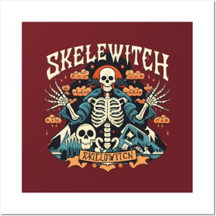 skelewitch vintage Posters and Art